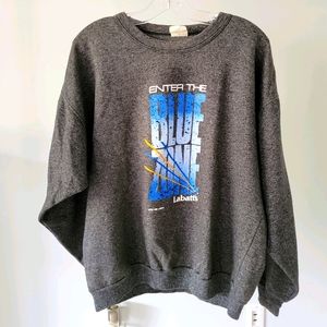 Vintage 1988 Labatt Enter The Blue Zone Crew